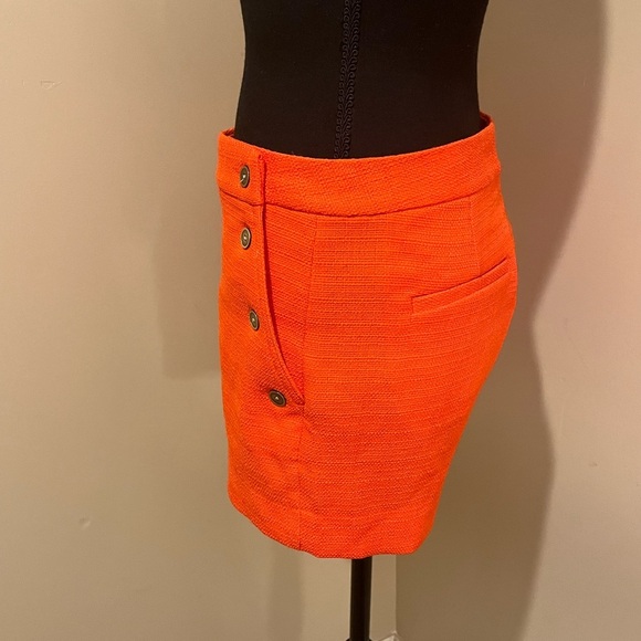 NWT Banana Republic Orange Pocket Button-Detail, size 2 - Picture 3 of 6